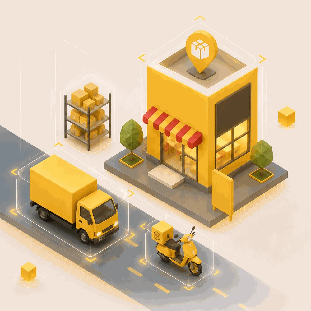 The Bee delivery and commerce app